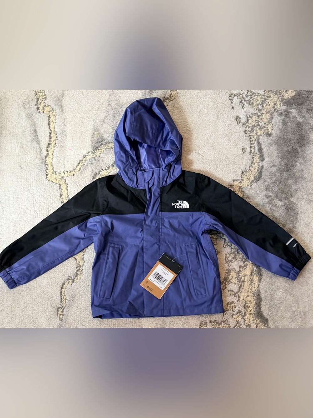 NWT The North Face Antora Rain Jacket Cave Blue 3T